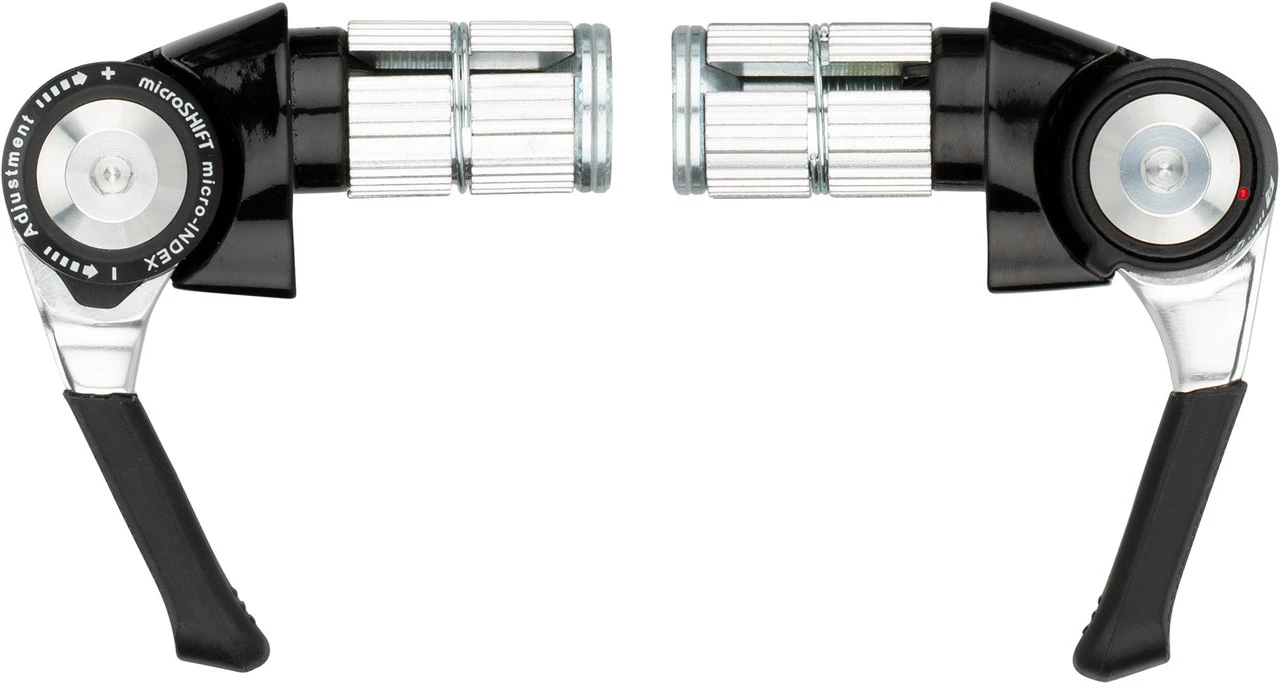 MICROSHIFT BS-T09 V+h Set Lenkerendschalthebel 2-/3-/9-fach 1 MICROSHIFT BS-T09 V+h Set Lenkerendschalthebel 2-/3-/9-fach