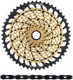 SRAM XX1 Eagle XG-1299 Kassette + PC XX1 Eagle Kette 12-fach Verschleißset -Fahrradverkauf 338303